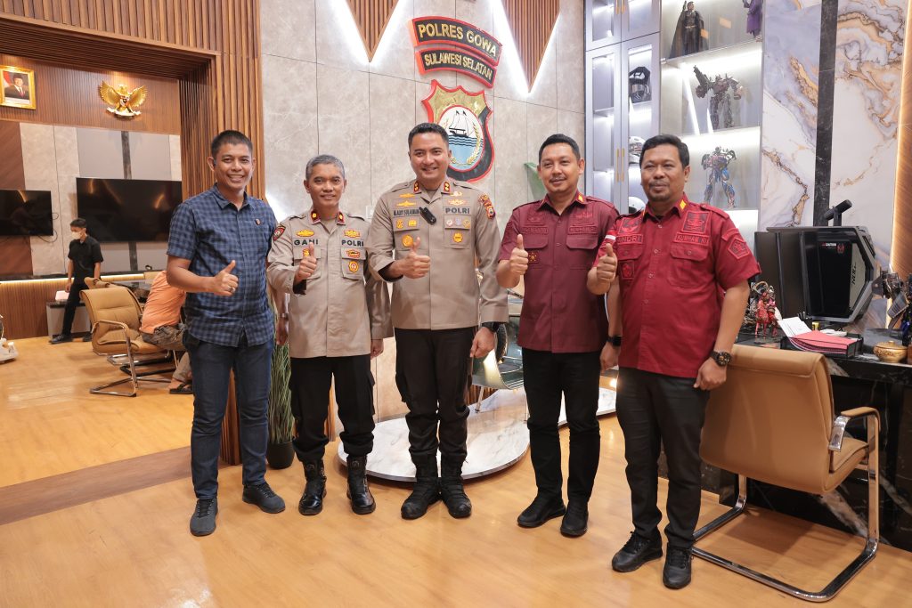 Kapolres Gowa Terim Kunjungan Silaturahmi Kepala Rutan Kelas IIB Malino