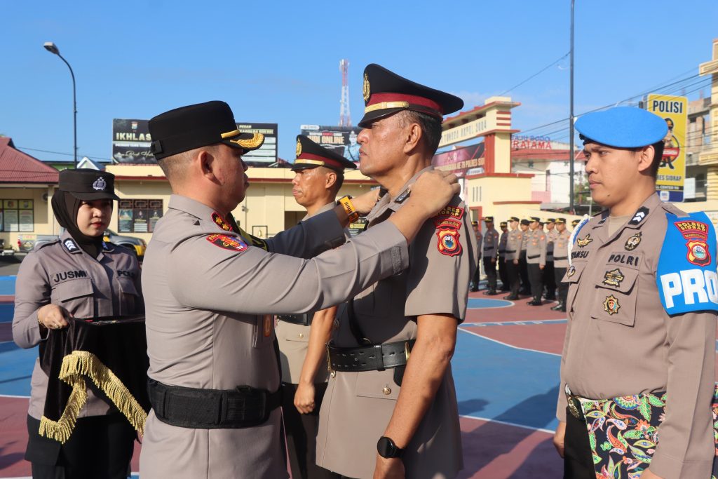 Kapolres Sidrap Pimpin Sertijab Kapolsek Watang Pulu