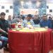 Kapolres Pinrang bersama Personel dan Masyarakat Nobar Wayang Kulit
