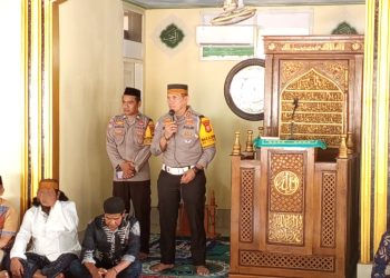 Polda Sulsel Gelar Jumat Curhat di Masjid Jabal Aqsha Tompobulu Maros
