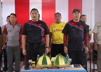Kapolres Kepulauan Selayar Buka Turnamen Tennis Kapolres Cup 2025