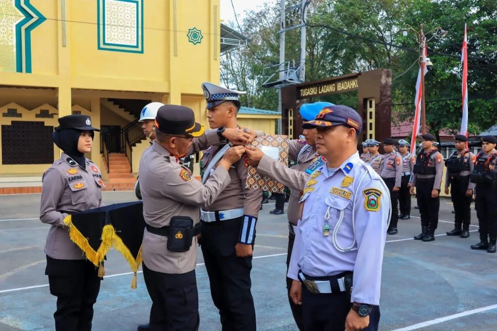 Kapolres Takalar Laksanakan Apel Gelar Pasukan Ops Patuh Pallawa 2025