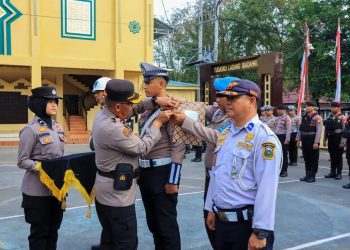 Kapolres Takalar Laksanakan Apel Gelar Pasukan Ops Patuh Pallawa 2025