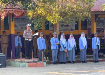 Melalui Police Goes To School, Kasat Lantas Polres Parepare Tekankan Pentingnya Tertib Berlalu Lintas Sejak Dini