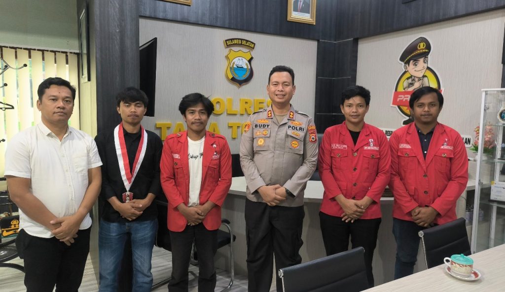 Terima Kunjungan OKP GMNI, Kapolres Tana Toraja Harapkan Dukungan dan Sinergitas