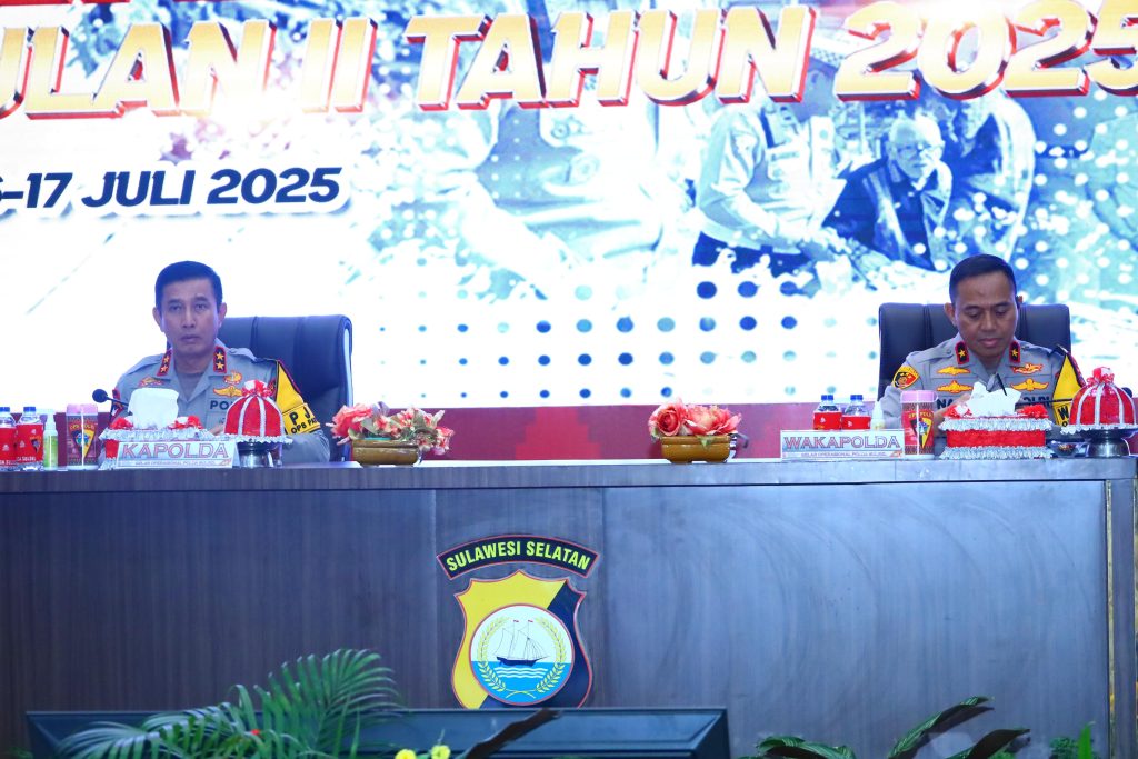 Kapolda Sulsel Pimpin Gelar Operasional Triwulan II Tahun 2025