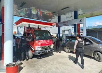 Perintis Presisi Polres Toraja Utara Gelar Patroli Sasar Pelangsir BBM di SPBU