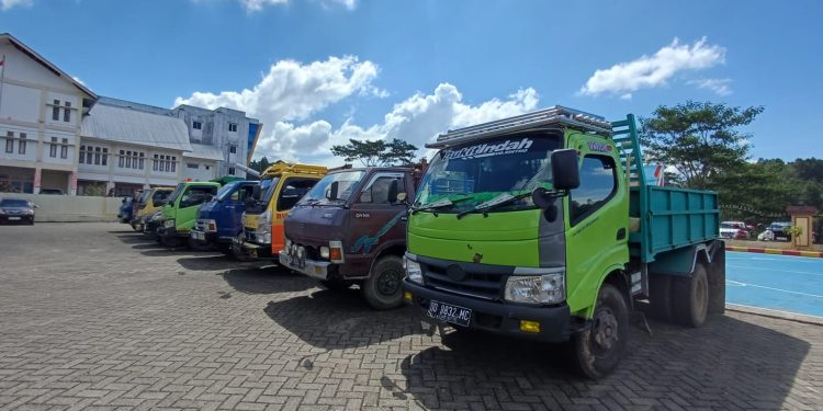Satlantas Polres Torut Tindak 14 Kendaraan Angkutan Barang Yang Tidak Sesuai Peruntukan Selama Ops Patuh Pallawa 2025