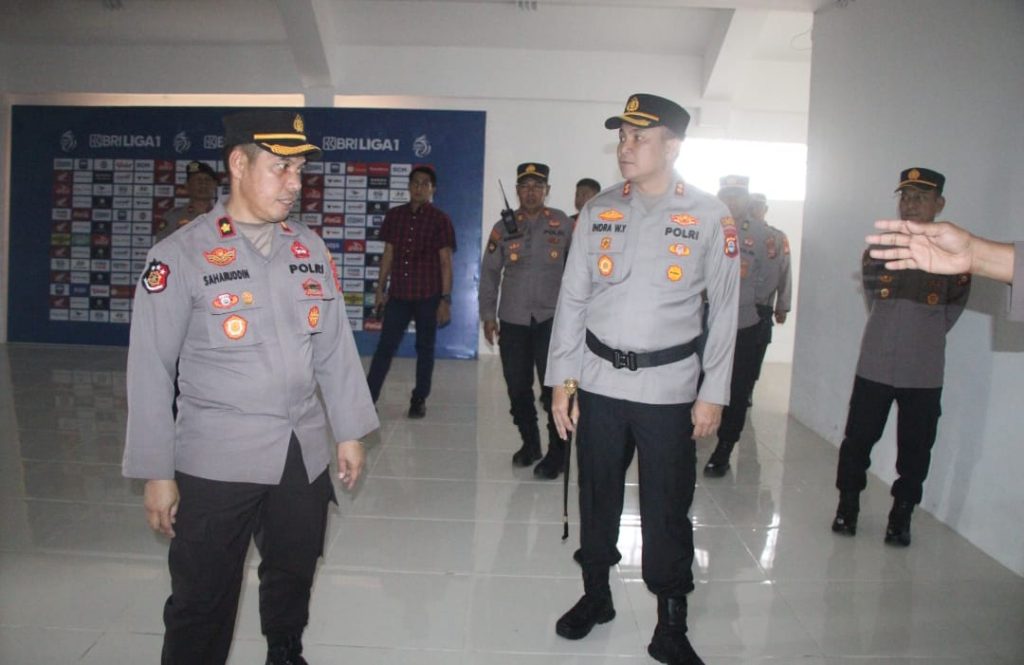 Jelang BRI Super League, Kapolres Parepare Lakukan Penggelaran Personil Pengamanan di Stadion GBH
