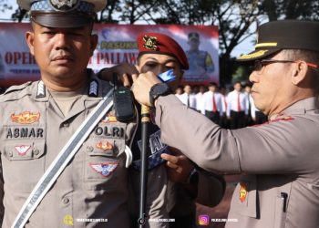 Kapolres Luwu Pimpin Apel Gelar Pasukan Operasi Patuh Pallawa 2025, Ini 7 Sasaran Prioritasnya