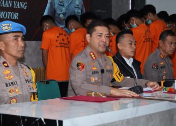 Kapolrestabes Makassar Rilis Pengungkapan 23 Geng Motor Yang Beraksi di Tiga Lokasi