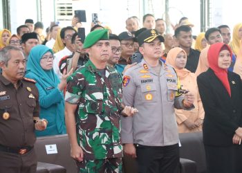 Kapolres AKBP Fantry Taherong Hadiri Pelantikan Sekda Sidrap