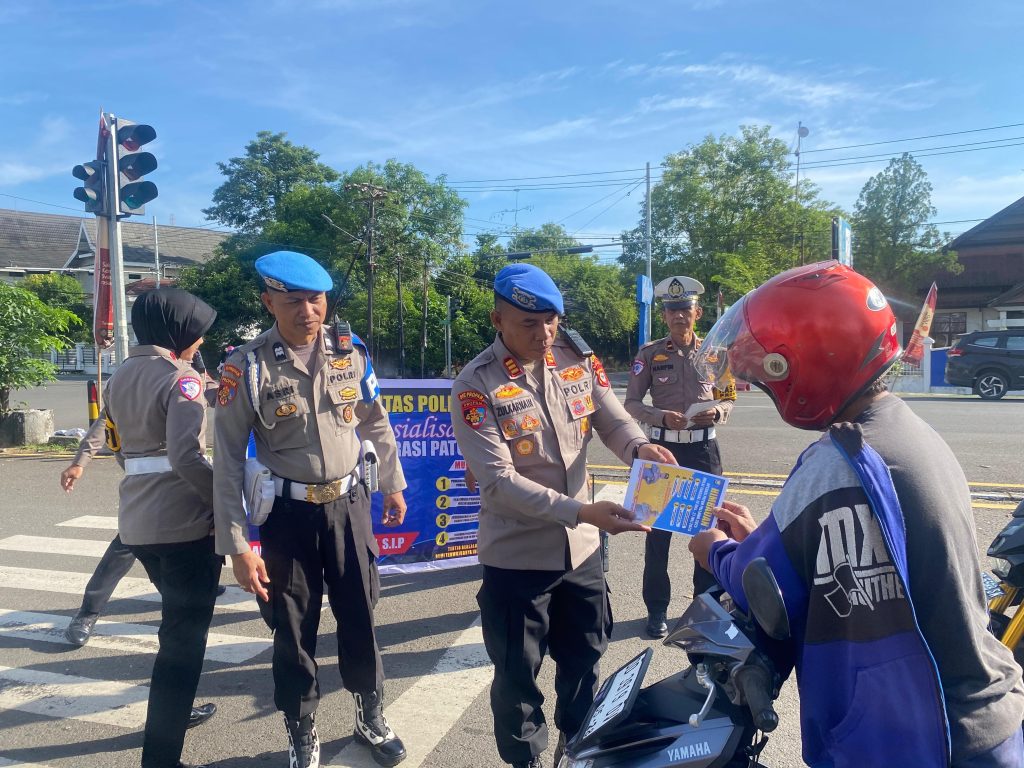 Propam Polres Maros Pantau Langsung Pelaksanaan Operasi Patuh