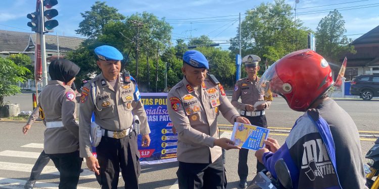 Propam Polres Maros Pantau Langsung Pelaksanaan Operasi Patuh