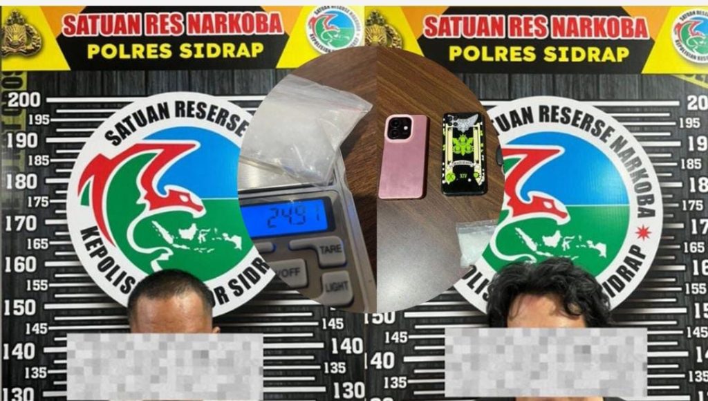 Satres Narkoba Polres Sidrap Bongkar Jaringan Sabu, Oknum Kepala Desa di Bone Ikut Terseret