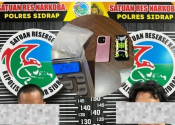 Satres Narkoba Polres Sidrap Bongkar Jaringan Sabu, Oknum Kepala Desa di Bone Ikut Terseret