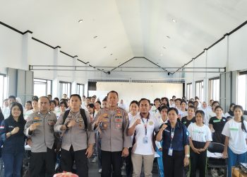 Sat Binmas Polres Tana Toraja Berikan Binluh ke Mahasiswa Tentang Kehidupan Berbangsa dan Bernegara