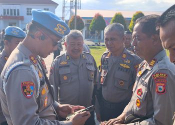 Propam Polda Sulsel Gelar Apel dan Pemeriksaan Disiplin ke Personel Polres Jeneponto