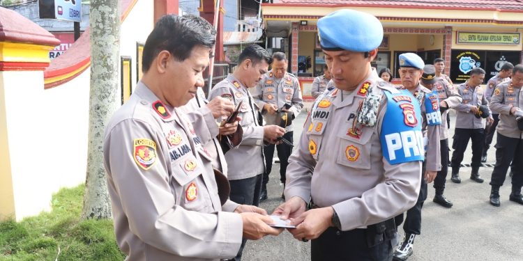 Bid Propam Polda Sulsel Gelar Gaktiblin di Polres Tana Toraja, Periksa Kelengkapan dan Disiplin Anggota