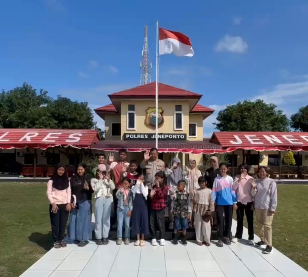 Kapolres Jeneponto Tunjukkan Kepedulian Terhadap Atlet Karate Inkanas Yang Akan Berlaga di Gowa