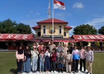 Kapolres Jeneponto Tunjukkan Kepedulian Terhadap Atlet Karate Inkanas Yang Akan Berlaga di Gowa