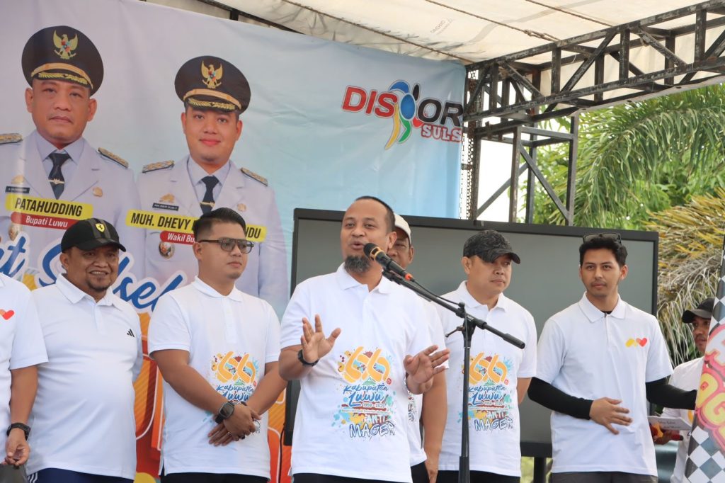 Dalam Rangka Hari Jadi Kabupten Luwu, AKBP Arisandi Ikuti Jalan Santai Anti Mager