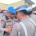 Sipropam Polres Gowa Periksa Personel Satlantas Sebelum Bertugas di Lapangan