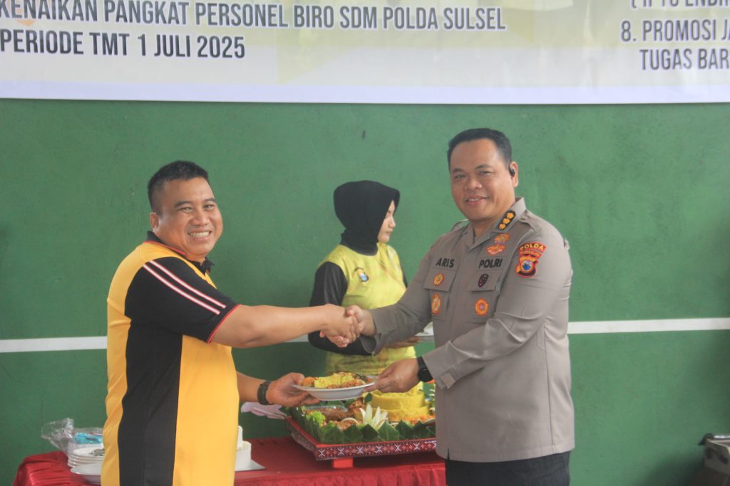 Biro SDM Polda Sulsel Gelar Syukuran Atas Suksesnya Seluruh Kegiatan