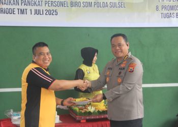 Biro SDM Polda Sulsel Gelar Syukuran Atas Suksesnya Seluruh Kegiatan