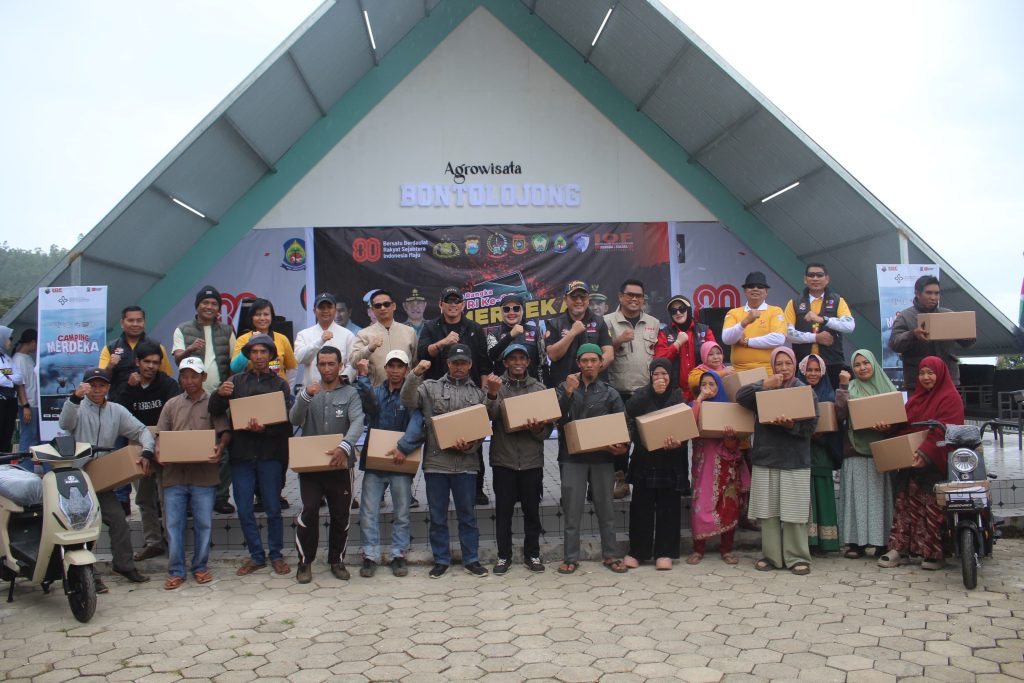 Merdeka Offroad Peduli Seri ke IV Resmi Ditutup Dengan Bakti Sosial ke Masyarakat Jeneponto 