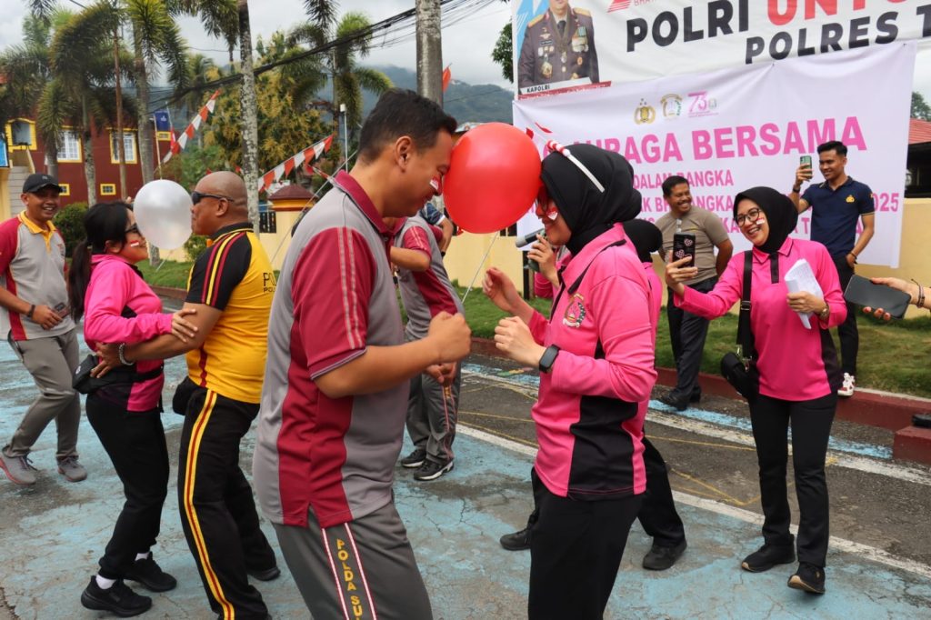 Semarak HUT ke-80 RI, Polres Tana Toraja Gelar Lomba Penuh Kebersamaan