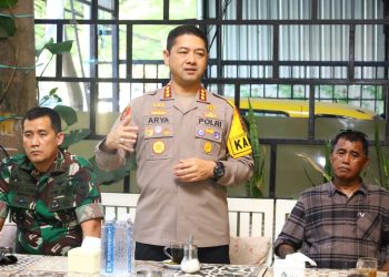 Perkuat Sinergitas Wujudkan Sitkamtibmas, Kapolrestabes Makassar bersama Dandim Rakor Dengan Ormas