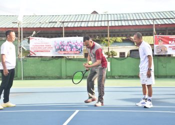 Kapolres Bulukumba Sukses Gelar Turnamen Tenis Dalam Rangka HUT ke-80 RI