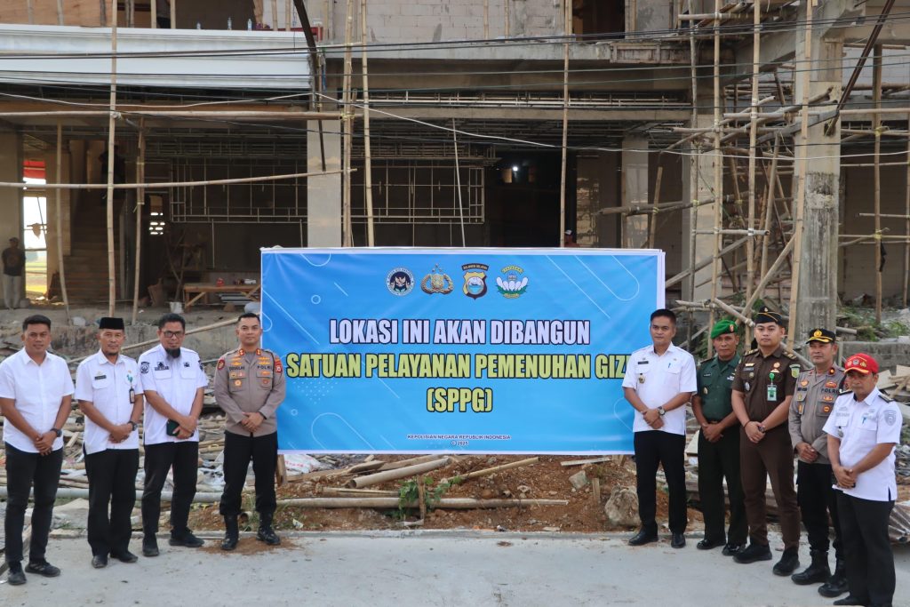 Kapolres Maros Resmikan Pembangunan Satuan Pelayanan Pemenuhan Gizi