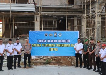 Kapolres Maros Resmikan Pembangunan Satuan Pelayanan Pemenuhan Gizi