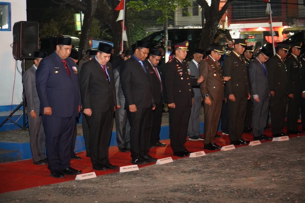 Kapolres Maros Hadiri Kegiatan Renungan Suci Jelang HUT Kemerdekaan