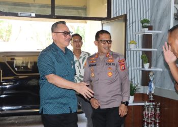 Kapolres Luwu Sambut Kunjungan Anggota DPR RI Frederik Kalalembang di Mapolres