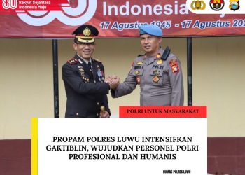 Propam Polres Luwu Lakukan Penegakan Ketertiban dan Disiplin Personel