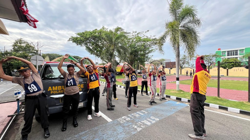 Polres Pinrang Gelar Tes Kesamaptaan Jasmani dan Beladiri Periode II Tahun 2025