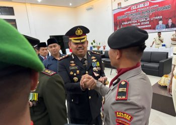 Kapolres Toraja Utara Hadiri Upacara Pengukuhan 70 Anggota Paskibraka Tahun 2025