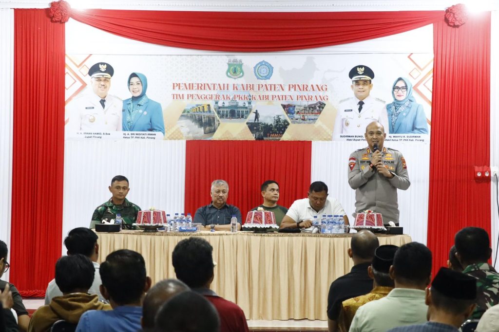 ‎Untuk Ciptakan Pinrang Aman dan Damai, Kapolres AKBP Edy Sabhara Hadiri Rakor Bersama Para Tokoh