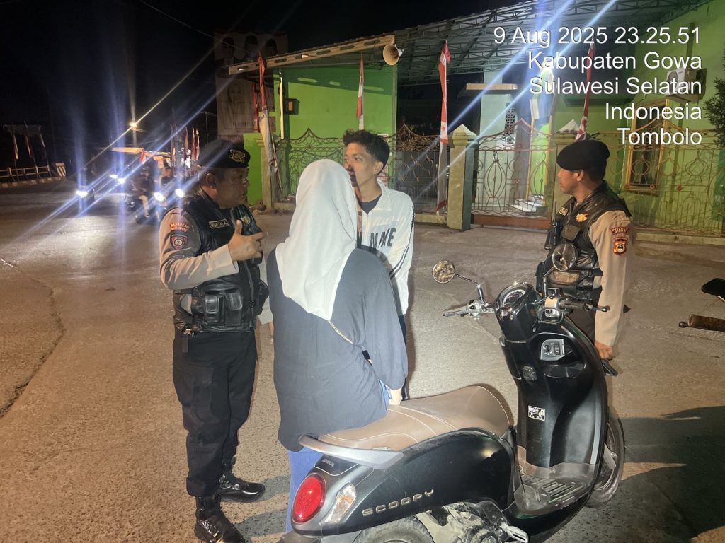 Antisipasi Tindak Kejahatan, Sat Samapta Polres Gowa Gelar Patroli Mobile Hunting