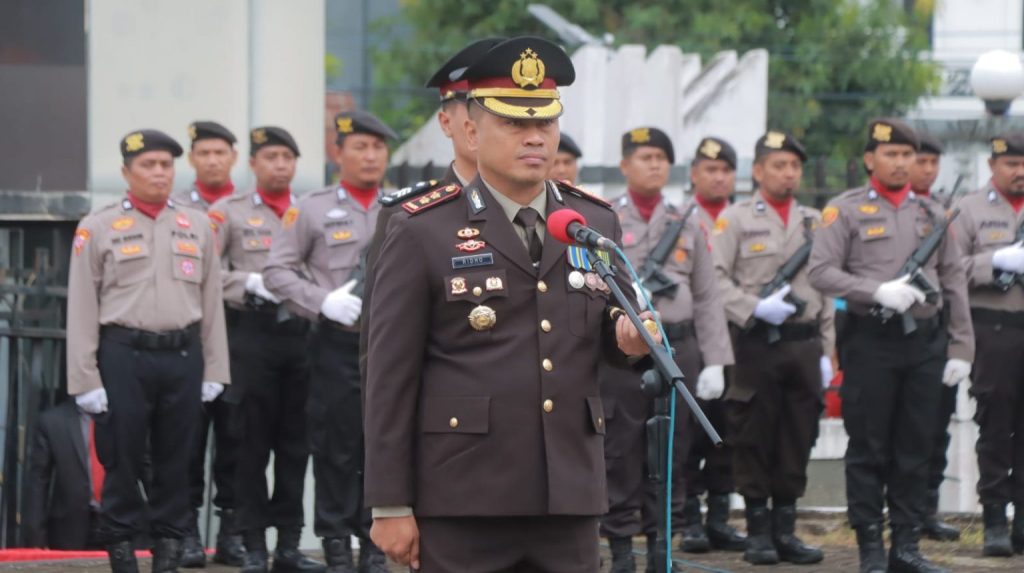 Kapolres Wajo Pimpin Upacara Ziarah Nasional Rangkaian HUT ke-80 RI di TMP Empagae