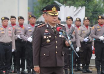 Kapolres Wajo Pimpin Upacara Ziarah Nasional Rangkaian HUT ke-80 RI di TMP Empagae