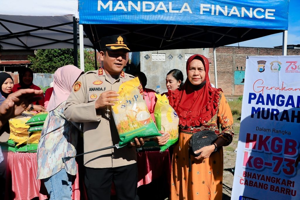Gelar Gerakan Pangan Murah di Sejumlah Wilayah, Kapolres Barru: Upaya Menjaga Stabilitas Harga