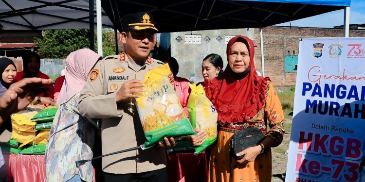 Gelar Gerakan Pangan Murah di Sejumlah Wilayah, Kapolres Barru: Upaya Menjaga Stabilitas Harga