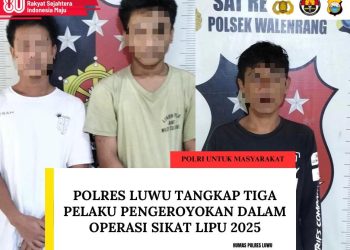Resmob Polres Luwu Tangkap Tiga Pelaku Pengeroyokan di Walenrang
