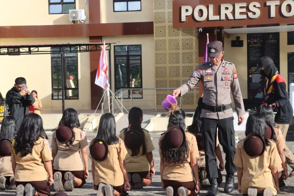 Polres Toraja Utara Gelar Penutupan Perkemahan Perjusami Saka Bhayangkara 2025