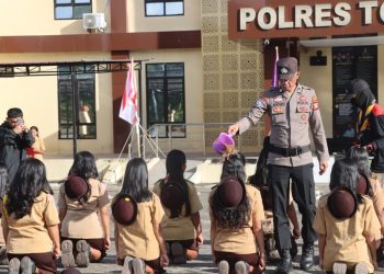 Polres Toraja Utara Gelar Penutupan Perkemahan Perjusami Saka Bhayangkara 2025