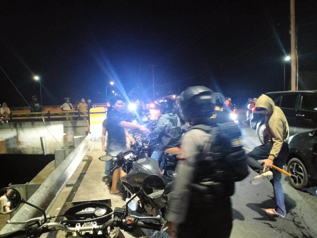 Patroli Perintis Presisi dan Unit Reskrim Polres Maros Amankan Pelaku Perampasan Motor